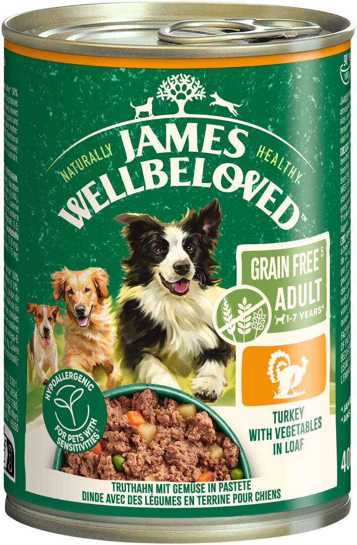 JAMES WELLBELOVED Hunde-Nassfutter Truthahn Pastete